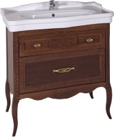 Мебель для ванной комнаты ASB-Woodline Модерн 85 антикварный орех