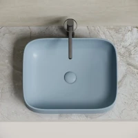 Накладная раковина Ceramicanova Element CN6052MHL серо-голубая матовая
