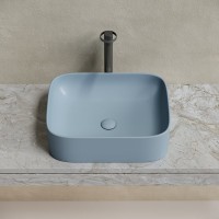 Накладная раковина Ceramicanova Element CN6052MHL серо-голубая матовая