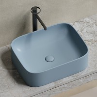 Накладная раковина Ceramicanova Element CN6052MHL серо-голубая матовая