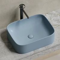 Накладная раковина Ceramicanova Element CN6052MHL серо-голубая матовая