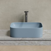 Накладная раковина Ceramicanova Element CN6052MHL серо-голубая матовая