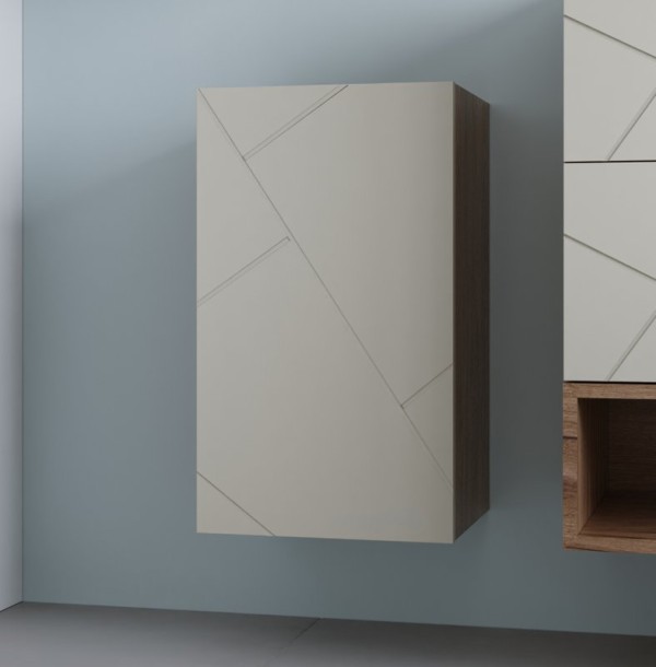 Шкаф Бриклаер Кристалл 60 латте, дуб крафт табачный