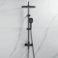 Душевая стойка Shevanik S6236H черная Душевая стойка Shevanik S6236H черная