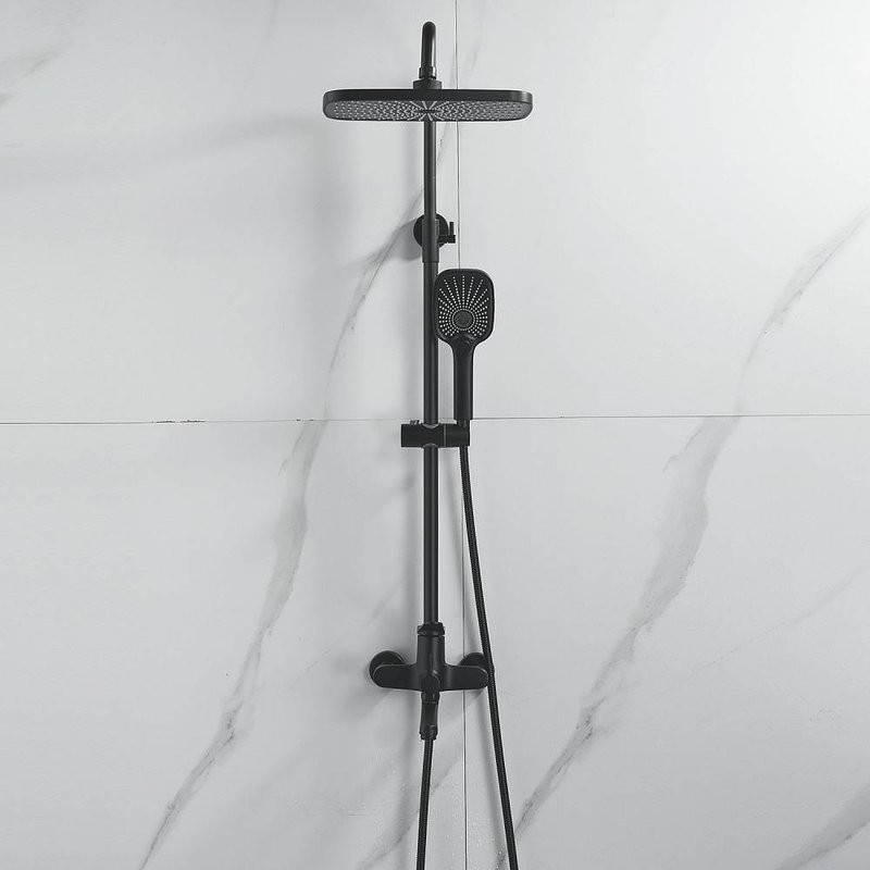 Душевая стойка Shevanik S6236H черная