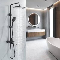 Душевая стойка Shevanik S6236H черная