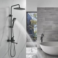 Душевая стойка Shevanik S6236H черная