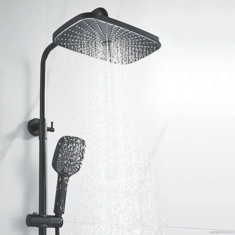 Душевая стойка Shevanik S6236H черная