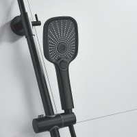 Душевая стойка Shevanik S6236H черная