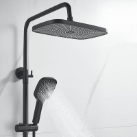 Душевая стойка Shevanik S6236H черная