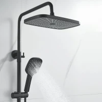 Душевая стойка Shevanik S6236H черная Душевая стойка Shevanik S6236H черная