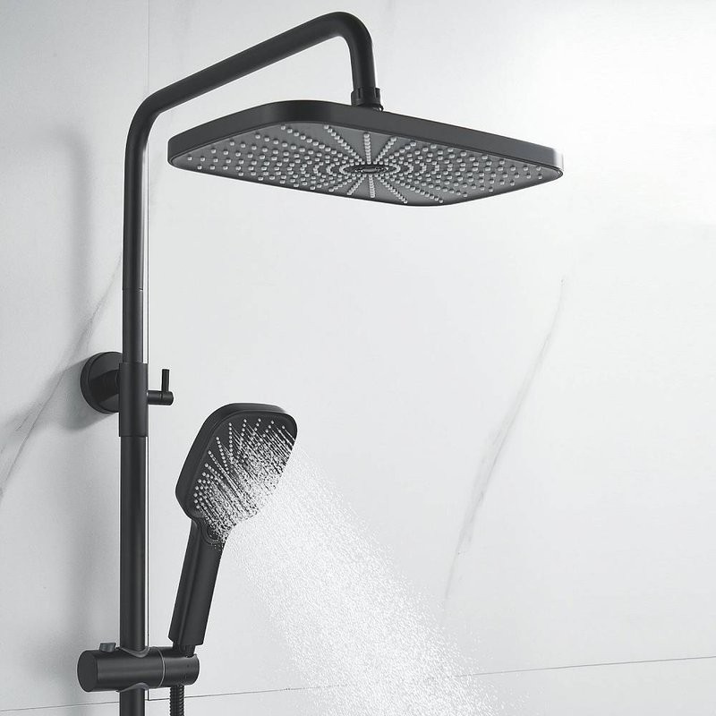 Душевая стойка Shevanik S6236H черная