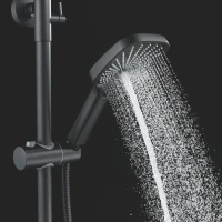 Душевая стойка Shevanik S6236H черная Душевая стойка Shevanik S6236H черная