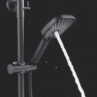 Душевая стойка Shevanik S6236H черная