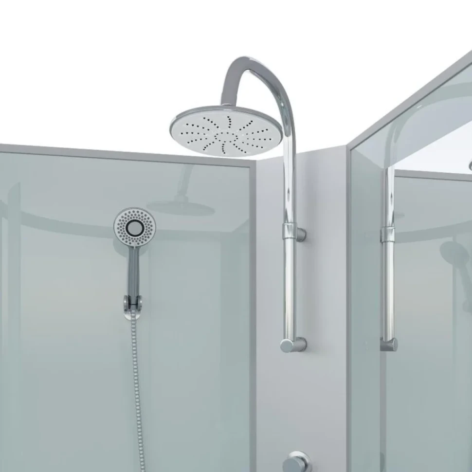 Душевая кабина Niagara Classic NG-33084-14LBKT 100х80 см, без крыши, с тропическим душем
