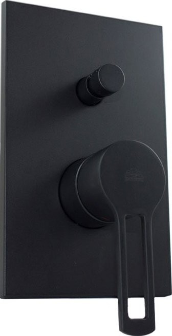 Душевой комплект Смеситель Paffoni Ringo RIN015NO/M С ВНУТРЕННЕЙ ЧАСТЬЮ + Гарнитур Master ZDUP094NO + Излив Allen Brau Priority 5.31018-31 чёрный матовый