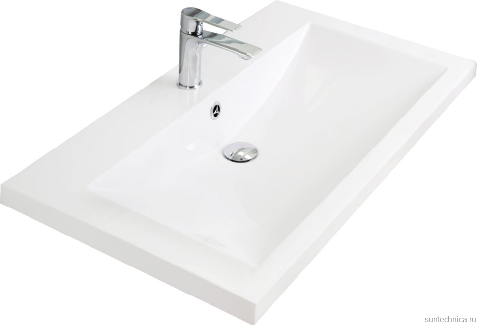 Мебель для ванной комнаты Art&Max Family 75, подвесная, Pino Bianco