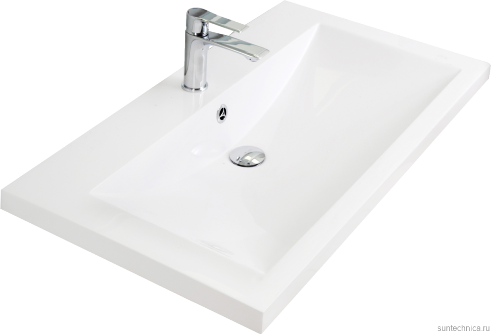 Мебель для ванной комнаты Art&Max Family 75, подвесная, Pino Bianco