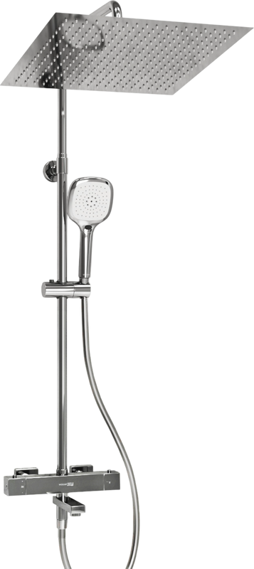 Душевая стойка Wasserkraft Aller A199.119.065.087.CH Thermo с термостатом, хром