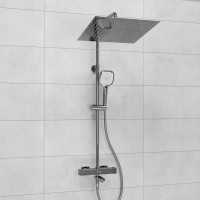Душевая стойка Wasserkraft Aller A199.119.065.087.CH Thermo с термостатом, хром