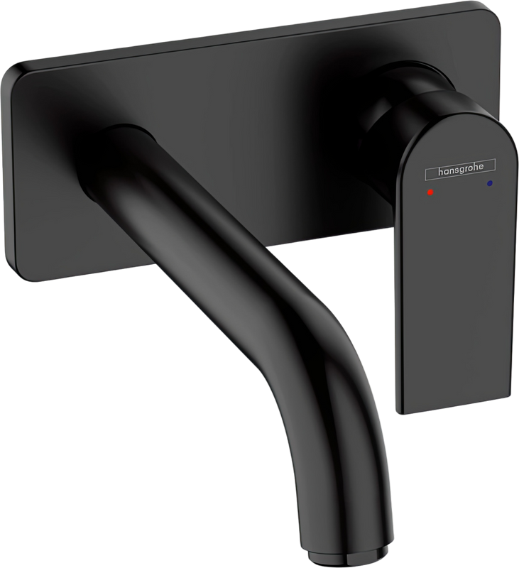 Смеситель для раковины Hansgrohe Vernis Shape 71578670 С ВНУТРЕННЕЙ ЧАСТЬЮ черный