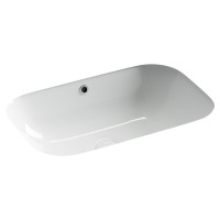 Раковина встраиваемая снизу Ceramicanova Era CN15007 61 глянцевая белая, прямоугольная