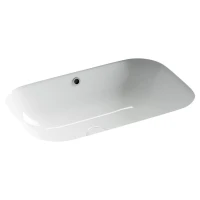 Раковина встраиваемая снизу Ceramicanova Era CN15007 61 глянцевая белая, прямоугольная