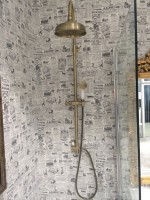 Душевой комплект Смеситель для душа Boheme Medici Presente 314 + Стойка 401