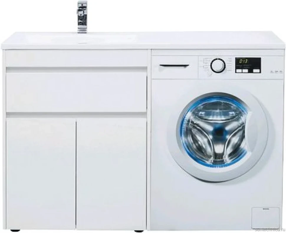 Тумба с раковиной Aquanet Токио 68 1 ящик, 2 двери L