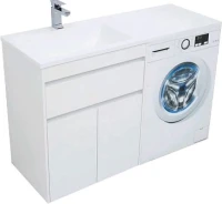 Тумба с раковиной Aquanet Токио 68 1 ящик, 2 двери L