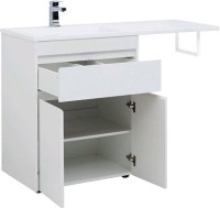 Тумба с раковиной Aquanet Токио 68 1 ящик, 2 двери L