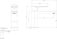 Смеситель для раковины Allen Brau Eclipse 5.E1A01-31 матовый черный Смеситель для раковины Allen Brau Eclipse 5.E1A01-31 матовый черный