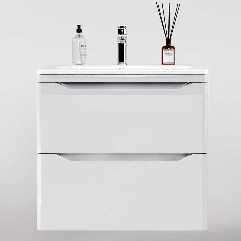 Мебель для ванной комнаты Style Line Марелла 70 подвесная, белый глянец
