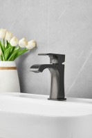 Смеситель для раковины BELZ B507 B10507-3 оружейная сталь Смеситель для раковины BELZ B507 B10507-3 оружейная сталь