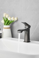 Смеситель для раковины BELZ B507 B10507-3 оружейная сталь Смеситель для раковины BELZ B507 B10507-3 оружейная сталь