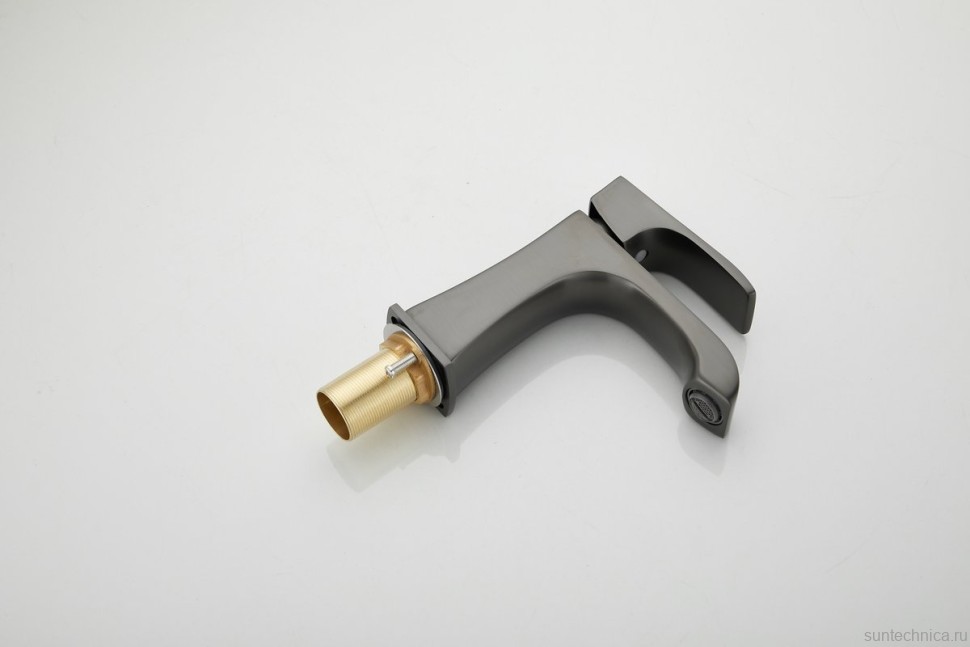 Смеситель для раковины BELZ B507 B10507-3 оружейная сталь