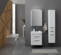 Мебель для ванной комнаты Aquanet Виченца 60 белый глянец