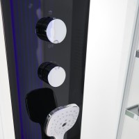 Душевая кабина Orans 89106W0LH белая, с баней, удлиненная ручка