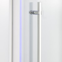 Душевая кабина Orans 89106W0LH белая, с баней, удлиненная ручка