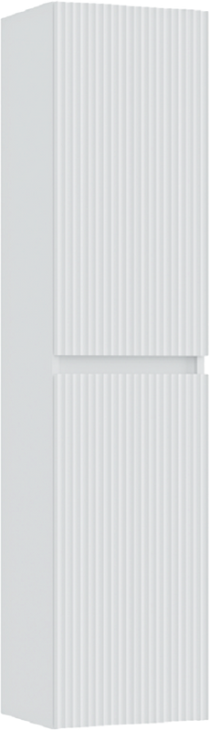 Шкаф пенал для ванной Runo Модена 40 белый