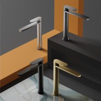 Смеситель для раковины высокий Raglo R10.15.05, сатин Смеситель для раковины высокий Raglo R10.15.05, сатин