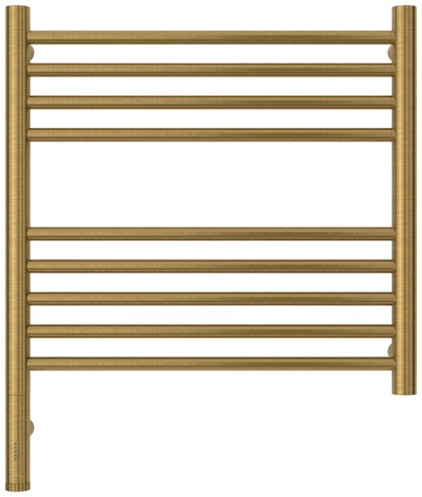 Полотенцесушитель электрический Сунержа Богема 3.1 051-6004-5050 60x55 см, подключение слева, состаренная латунь, лесенка