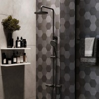 Душевая стойка Paini Nove 09YO687THD250F3D110 черный