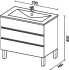 Мебель для ванной Sanvit Кубэ -3 70 белый глянец