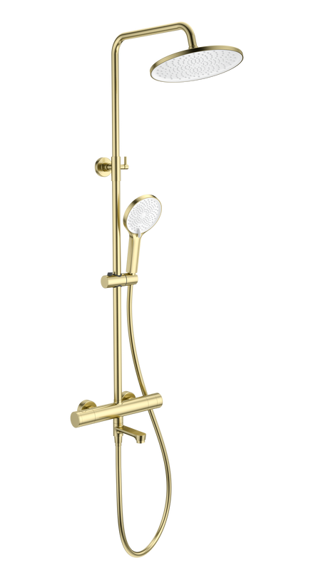 Душевая стойка Wonzon & Woghand WW-B3069-BG брашированное золото
