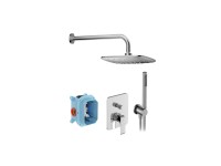 Душевой комплект Ravak Flat FL 090.01CR С ВНУТРЕННЕЙ ЧАСТЬЮ, хром
