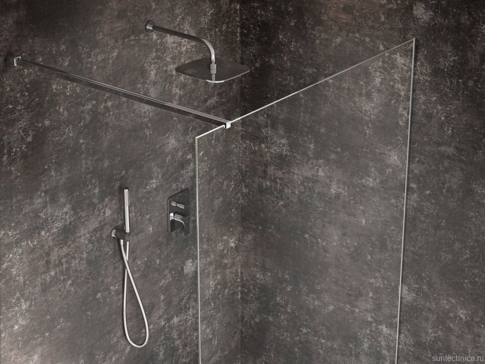 Душевой комплект Ravak Flat FL 090.01CR С ВНУТРЕННЕЙ ЧАСТЬЮ, хром