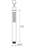Душевой комплект Ravak Flat FL 090.01CR С ВНУТРЕННЕЙ ЧАСТЬЮ, хром