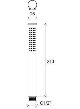 Душевой комплект Ravak Flat FL 090.01CR С ВНУТРЕННЕЙ ЧАСТЬЮ, хром