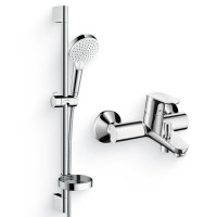 Душевой комплект Смеситель Hansgrohe Focus E2 31940000 + Гарнитур Crometta Vario 650 26553400 с мыльницей